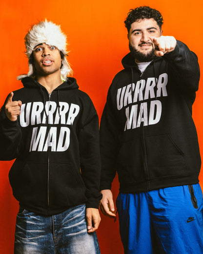 URRRR MAD ZIPUP HOODIE